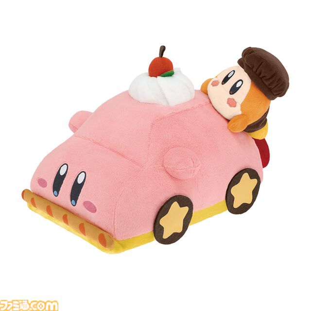 『星のカービィ』一番くじ新作が4月26日発売。ピンクショートケーキを持つパティシエカービィのぬいぐるみなどかわいいグッズが多数登場