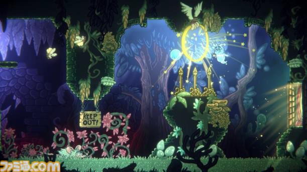 『BUBBLE GHOST REMAKE』1990年発売のゲームボーイ作品『バブルゴースト』リメイク版がSwitchで発売。かわいい幽霊が危険な城を進むアクションパズル