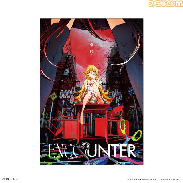 『物語』シリーズ×Mika Pikazo コラボイベントが秋葉原にて5月3日より開催。忍野忍が描かれたキービジュアルや、グッズ情報第1弾が公開