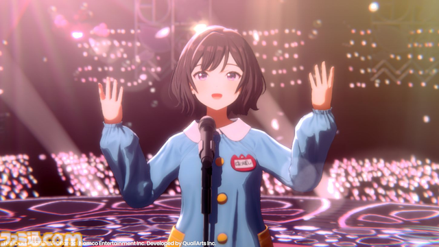 【学マス】あさり先生がライブに登場！ 制服にチャイルドスモック、Tシャツ水着などの衣装で『桜フォトグラフ』を歌い上げる【エイプリルフール】