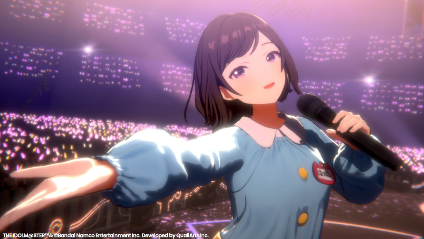 【学マス】あさり先生がライブに登場！ 制服にチャイルドスモック、Tシャツ水着などの衣装で『桜フォトグラフ』を歌い上げる【エイプリルフール】