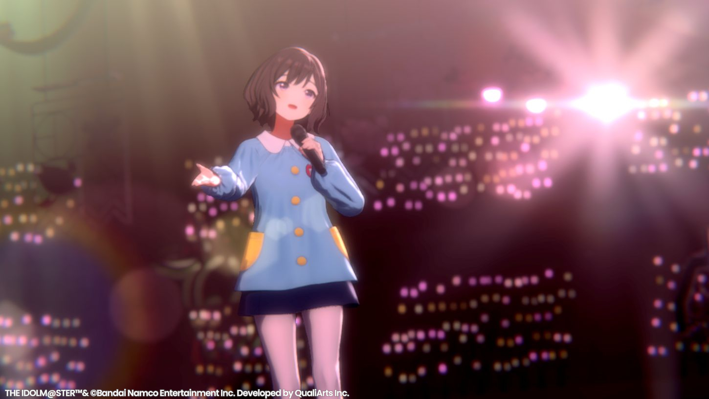 【学マス】あさり先生がライブに登場！ 制服にチャイルドスモック、Tシャツ水着などの衣装で『桜フォトグラフ』を歌い上げる【エイプリルフール】