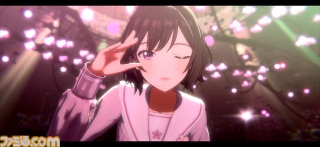 【学マス】あさり先生がライブに登場！ 制服にチャイルドスモック、Tシャツ水着などの衣装で『桜フォトグラフ』を歌い上げる【エイプリルフール】