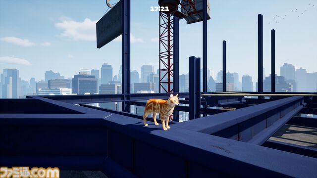 猫になって建設中の高層ビル屋上から地上を目指すアスレチック系アクション『Only Way is Down』発売。美しい街並みを眺めながら我が家を目指す心温まる冒険の旅