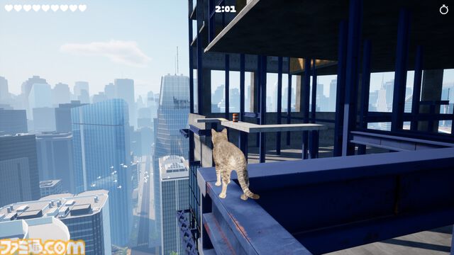 猫になって建設中の高層ビル屋上から地上を目指すアスレチック系アクション『Only Way is Down』発売。美しい街並みを眺めながら我が家を目指す心温まる冒険の旅