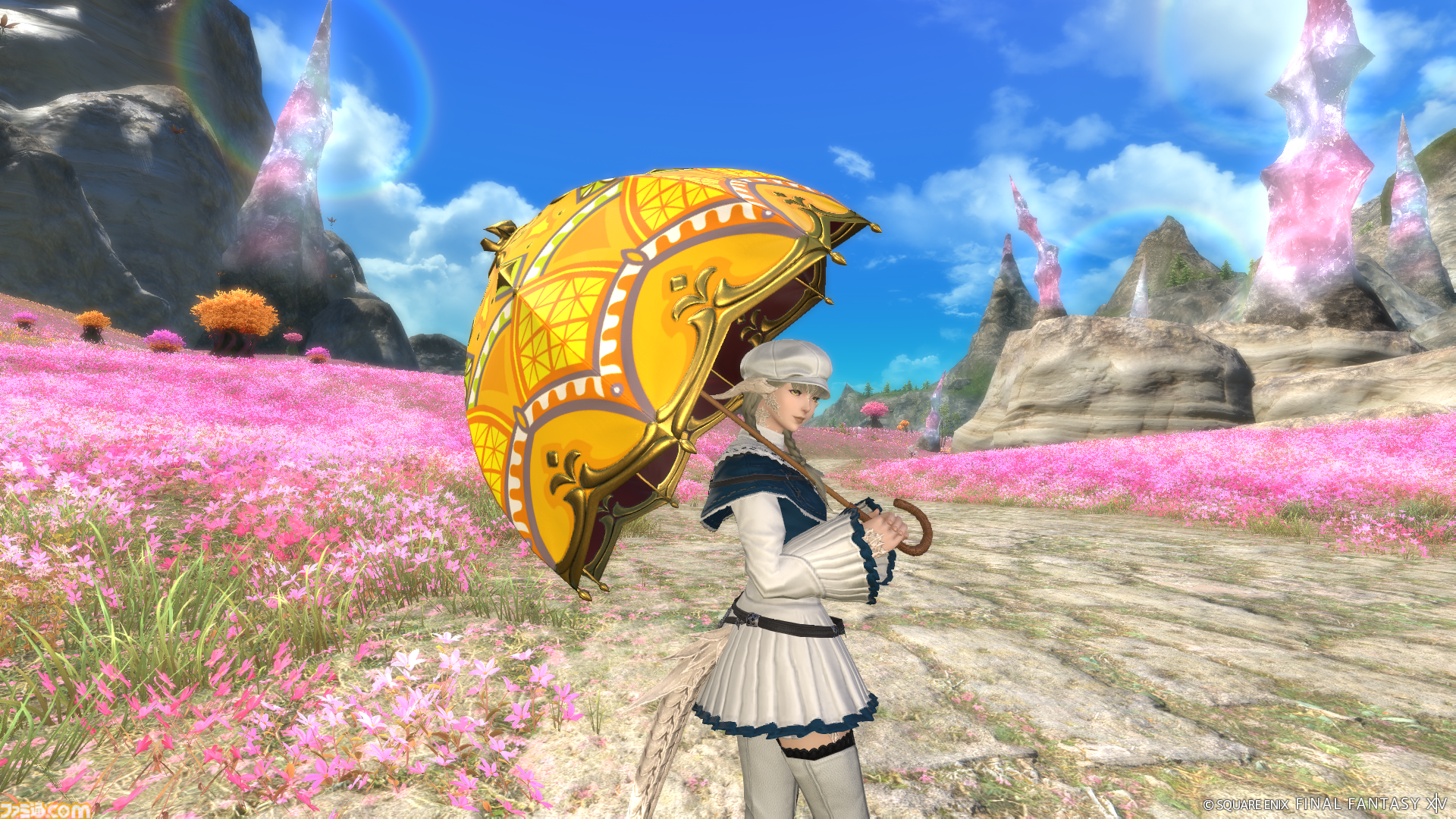 『FF14』期間限定イベント“エッグハント”開催。クエストクリアで“アルコンエッグパラソル”が入手できるほか、エオルゼアカフェでは限定メニューも展開