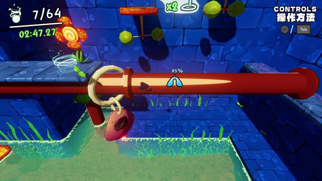 『鼻と花：スニファーの喜び』は誰もが夢中になれるアクションゲームなのに操作キャラがよりによって鼻。しかも鼻水の足で移動する【TIGS2025】