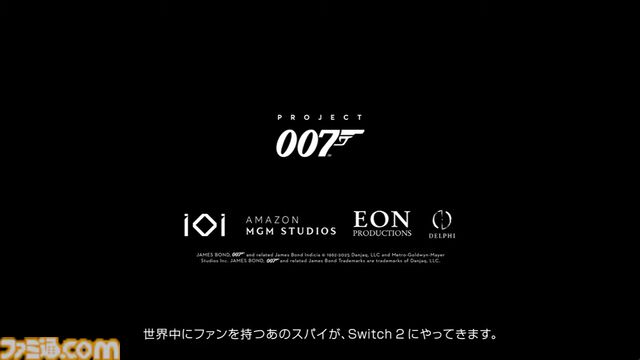 『プロジェクト007』がSwitch2で発表。若き日のジェームズ・ボンドの活躍が描かれる【Nintendo Direct】