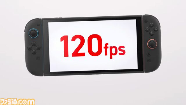 【Switch 2】画面サイズ7.9インチ（HDR対応）で、最大120fps。マグネット式ジョイコンはマウスとして使用できる【Nintendo Direct】
