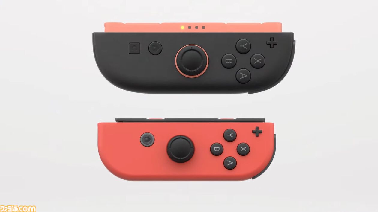 【Switch 2】画面サイズ7.9インチ（HDR対応）で、最大120fps。マグネット式ジョイコンはマウスとして使用できる【Nintendo Direct】