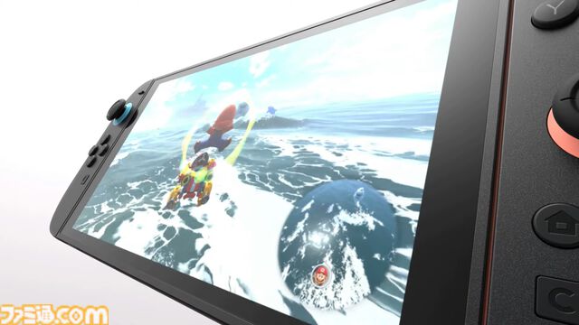 【Switch 2】画面サイズ7.9インチ（HDR対応）で、最大120fps。マグネット式ジョイコンはマウスとして使用できる【Nintendo Direct】