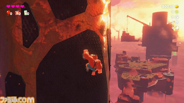 『ドンキーコング バナンザ』は使うボタンのほとんどが“破壊”に割り当てられた“大破壊”アクション。壁を壊して進んだ先にボーナスステージがあることも【Switch2体験会】
