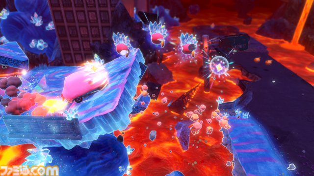 『星のカービィ ディスカバリー Switch2 Edition ＋ スターリーワールド』解像度やフレームレートが向上し、キャラクターたちの魅力も増し増し！ 新たな“ほおばりヘンケイ”も登場【Switch2体験会】