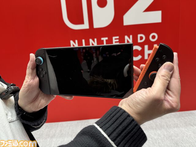 Switch2を世界最速で初体験！ Joy-Con2のマウス操作が快適＆便利。本体が大型化は持ちやすくなりつつ、意外と軽い【Switch2体験会】