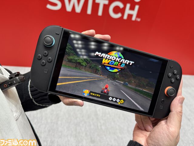 Switch2を世界最速で初体験！ Joy-Con2のマウス操作が快適＆便利。本体が大型化は持ちやすくなりつつ、意外と軽い【Switch2体験会】