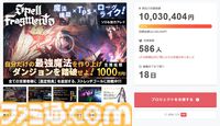 『Spell Fragments』“スペル×発動条件×性質変化”自分だけの最強魔法で戦うローグライク、クラファン支援総額1000万円達成。限定特典を追加するストレッチゴールも発表