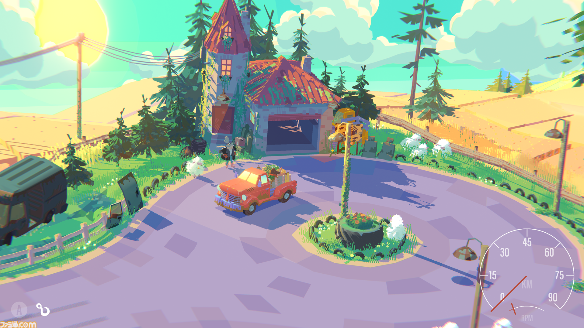 『Truckful / トラックフル』どこか不穏な田舎道を走り依頼をこなしていく謎解きトラックシミュレーター。ポケットペアによるパブリッシングが発表