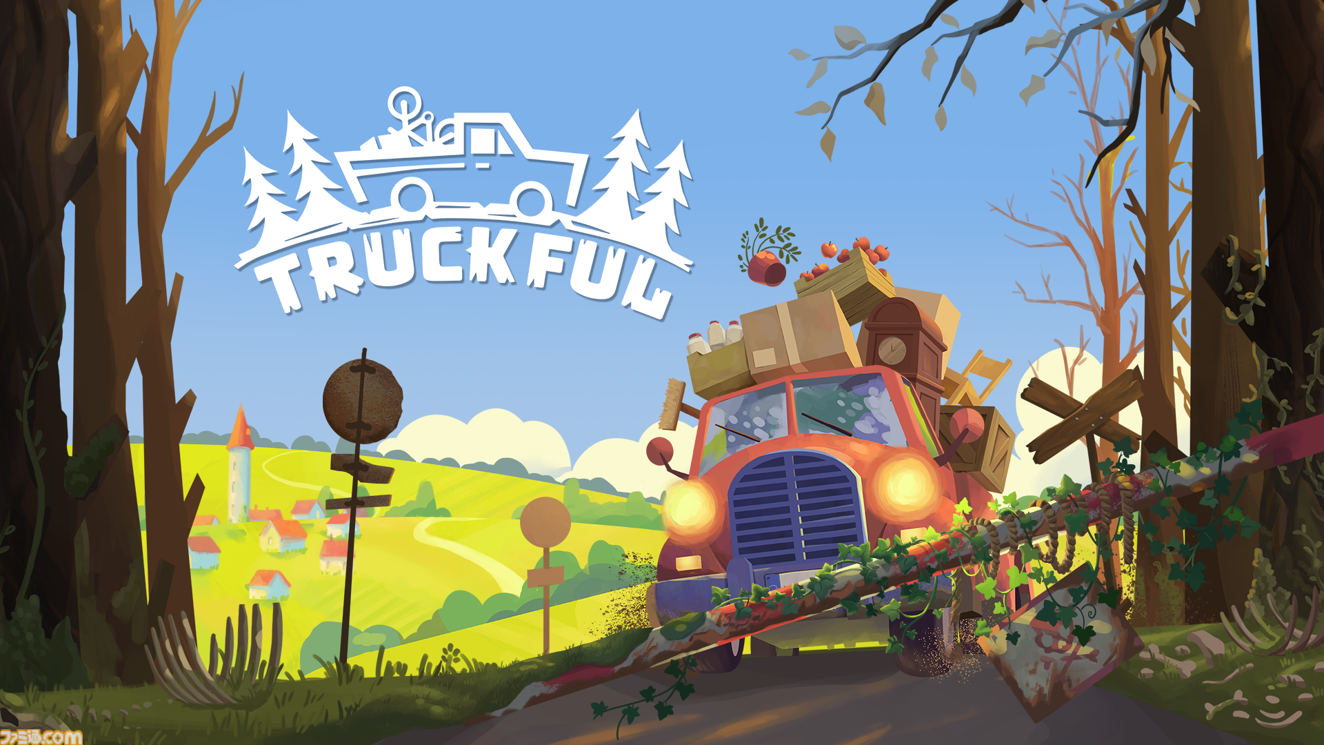 『Truckful / トラックフル』どこか不穏な田舎道を走り依頼をこなしていく謎解きトラックシミュレーター。ポケットペアによるパブリッシングが発表