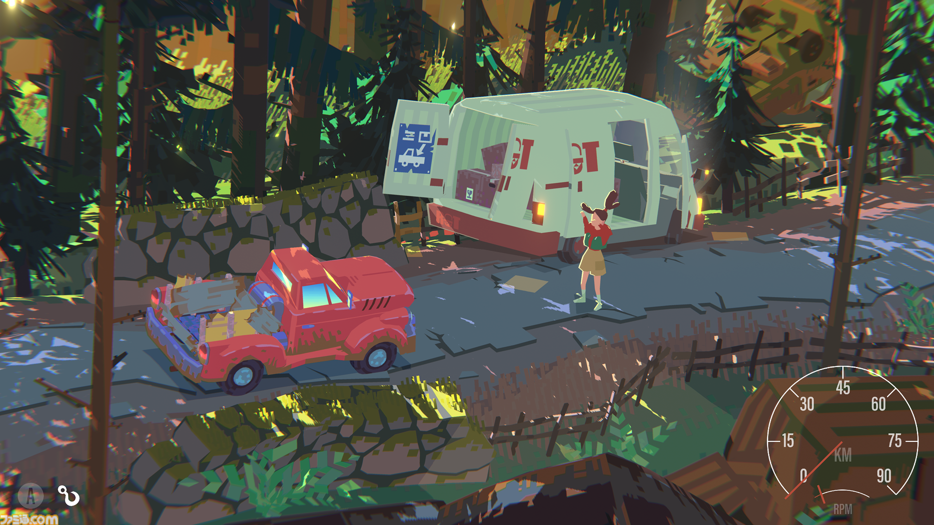 『Truckful / トラックフル』どこか不穏な田舎道を走り依頼をこなしていく謎解きトラックシミュレーター。ポケットペアによるパブリッシングが発表