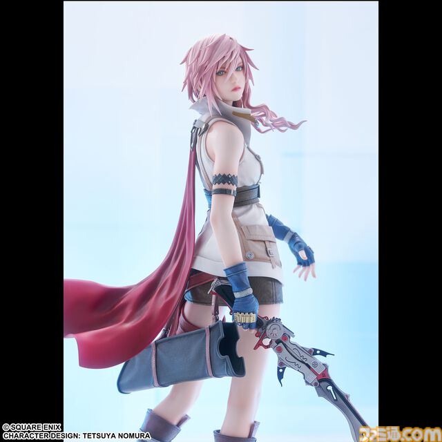 『FF13』ライトニングの振り向き姿が美しすぎるフィギュアが登場。はためく衣装やブレイズエッジを1/6.5スケールで精密に再現。価格は29,700円[税込]