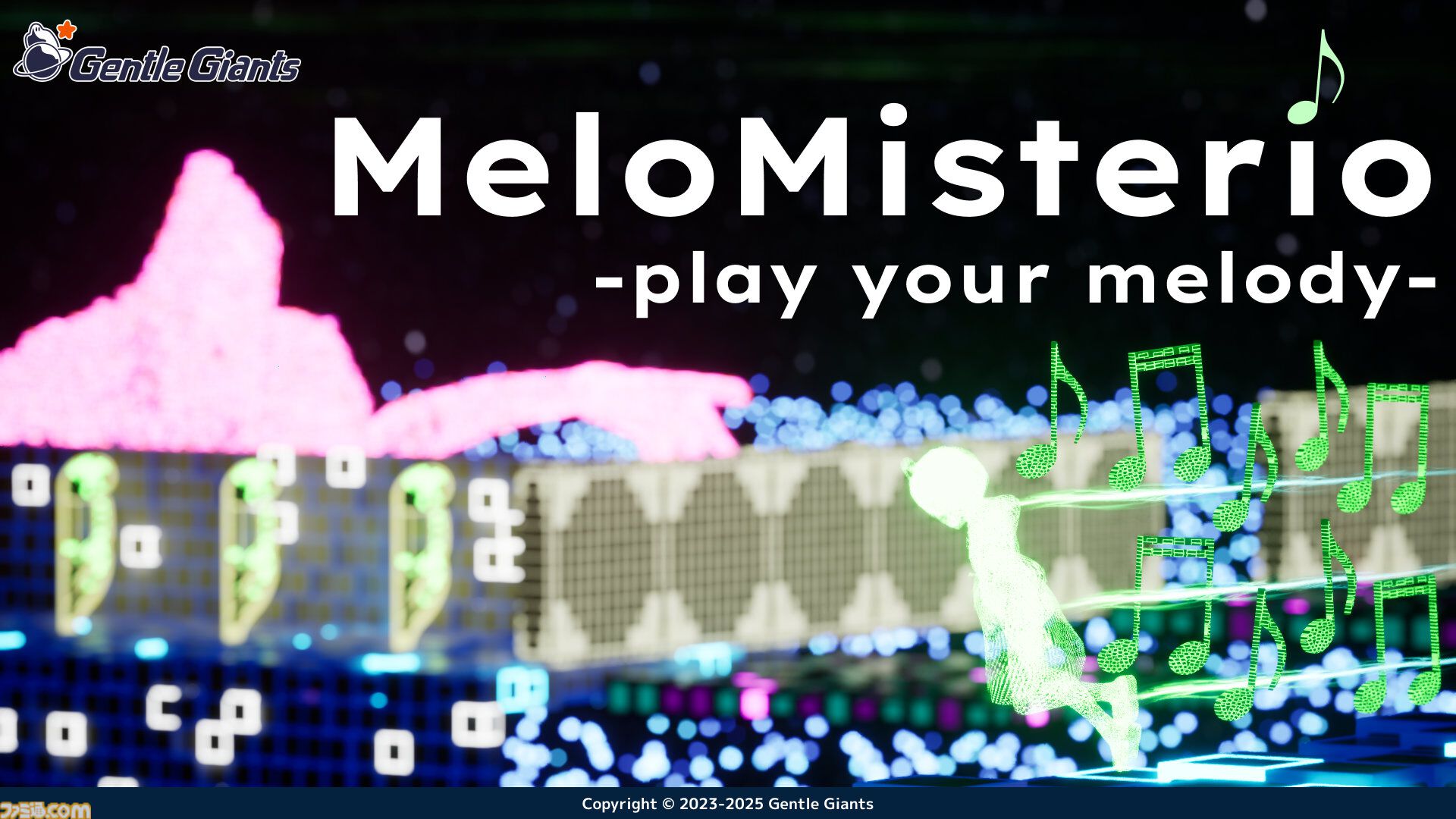 『MeloMisterio』プレイヤーの操作が音楽になる3DアクションSteamページ公開。リズム感も音楽理論も不要な新感覚音楽ゲーム