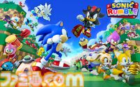 『ソニックランブル』5月8日に正式サービス開始。32人でリングの獲得数を競うパーティーロワイヤルゲーム。正式サービスではスキルやチーム戦を導入