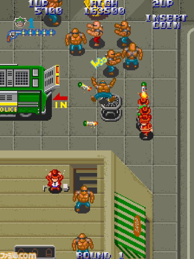【アケアカ】『クレイジーコップ』4月10日配信。弾数制限で挑むギャング逮捕アクションシューティング