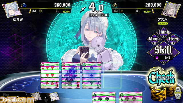 『オールインアビス イカサマサバキ』が配信開始。自称天才ギャンブラーがポーカーでのし上がるギャンブル推理アドベンチャーRPG
