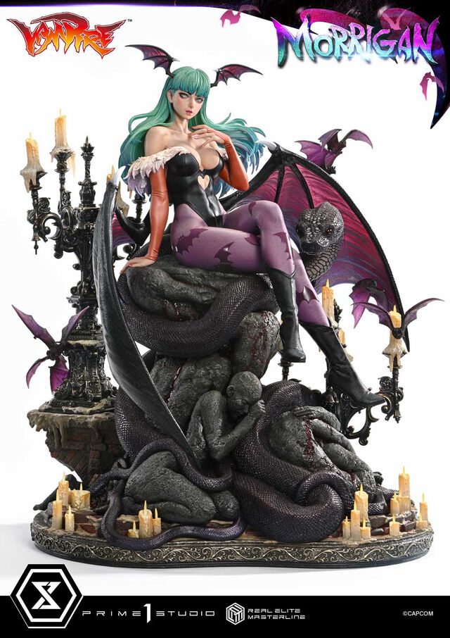 『ヴァンパイア』シリーズより“モリガン”の超ハイクオリティなフィギュアが登場。見るものすべてを虜にする“魔界のリアル”を追求。価格は約18万円
