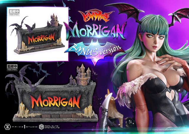 『ヴァンパイア』シリーズより“モリガン”の超ハイクオリティなフィギュアが登場。見るものすべてを虜にする“魔界のリアル”を追求。価格は約18万円