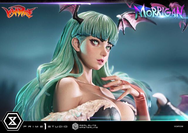 『ヴァンパイア』シリーズより“モリガン”の超ハイクオリティなフィギュアが登場。見るものすべてを虜にする“魔界のリアル”を追求。価格は約18万円