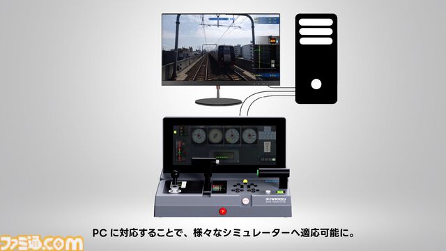 ズイキマスコンPROのクラファンが開始。電車運転シミュ用コントローラーで計器モニターなどの周辺機器を備えたハイエンドモデル
