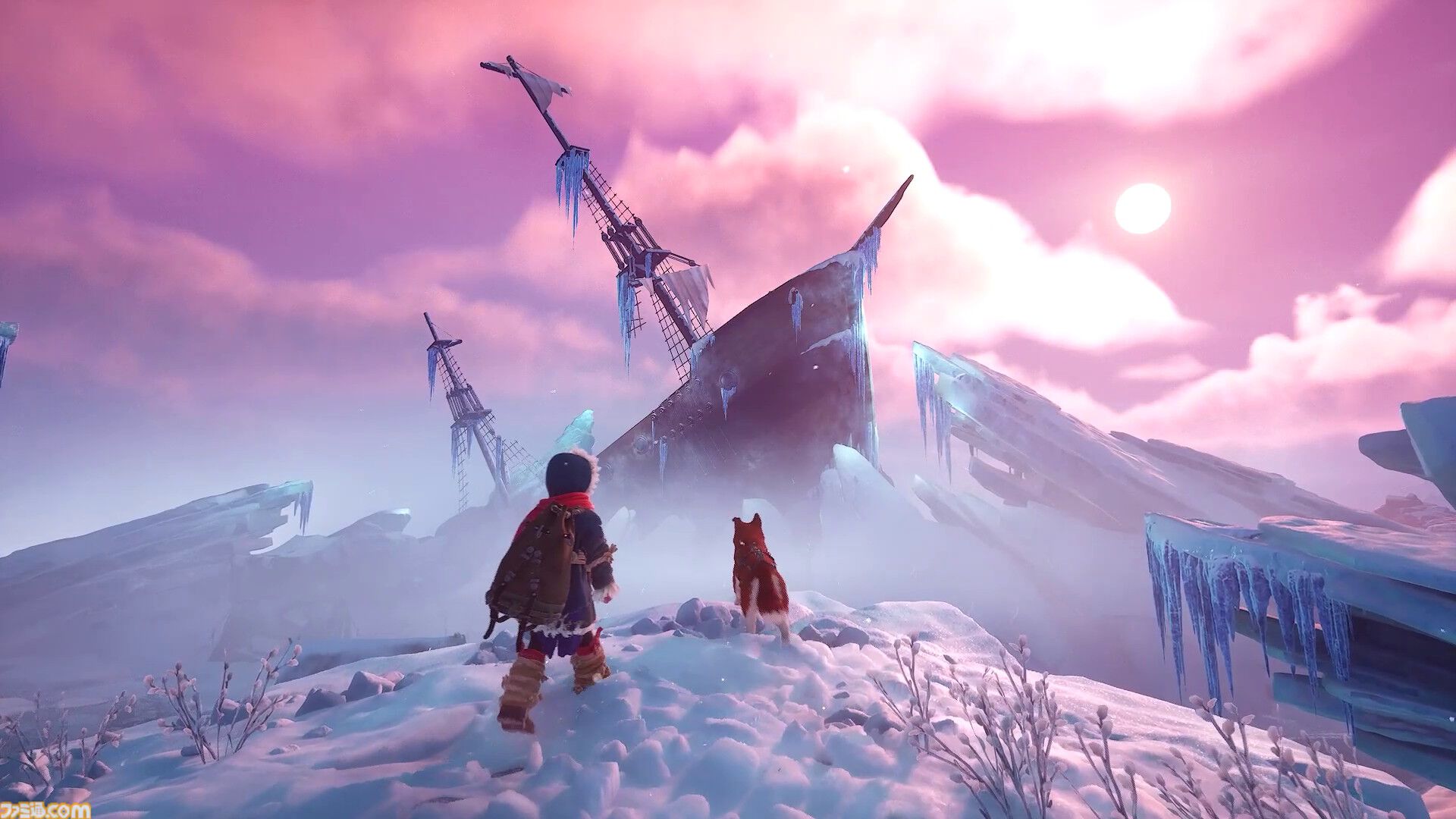 『IKUMA – The Frozen Compass』極北の地での“少年と犬”の過酷な家路を描くひとりorふたり用アドベンチャー【Triple-i Initiative】