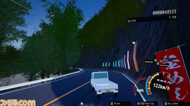 軽トラ爆走ゲーム『ドライブクレイジー』峠を攻める新ステージがアプデで追加。宇宙人が土下座するムービー、自爆特攻する敵なども登場