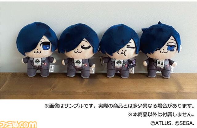 『ペルソナ3 リロード』×大川ぶくぶ描き下ろしぬいぐるみの予約販売が開始。人間パラメータをテーマに主人公をかわいいイラストで表現