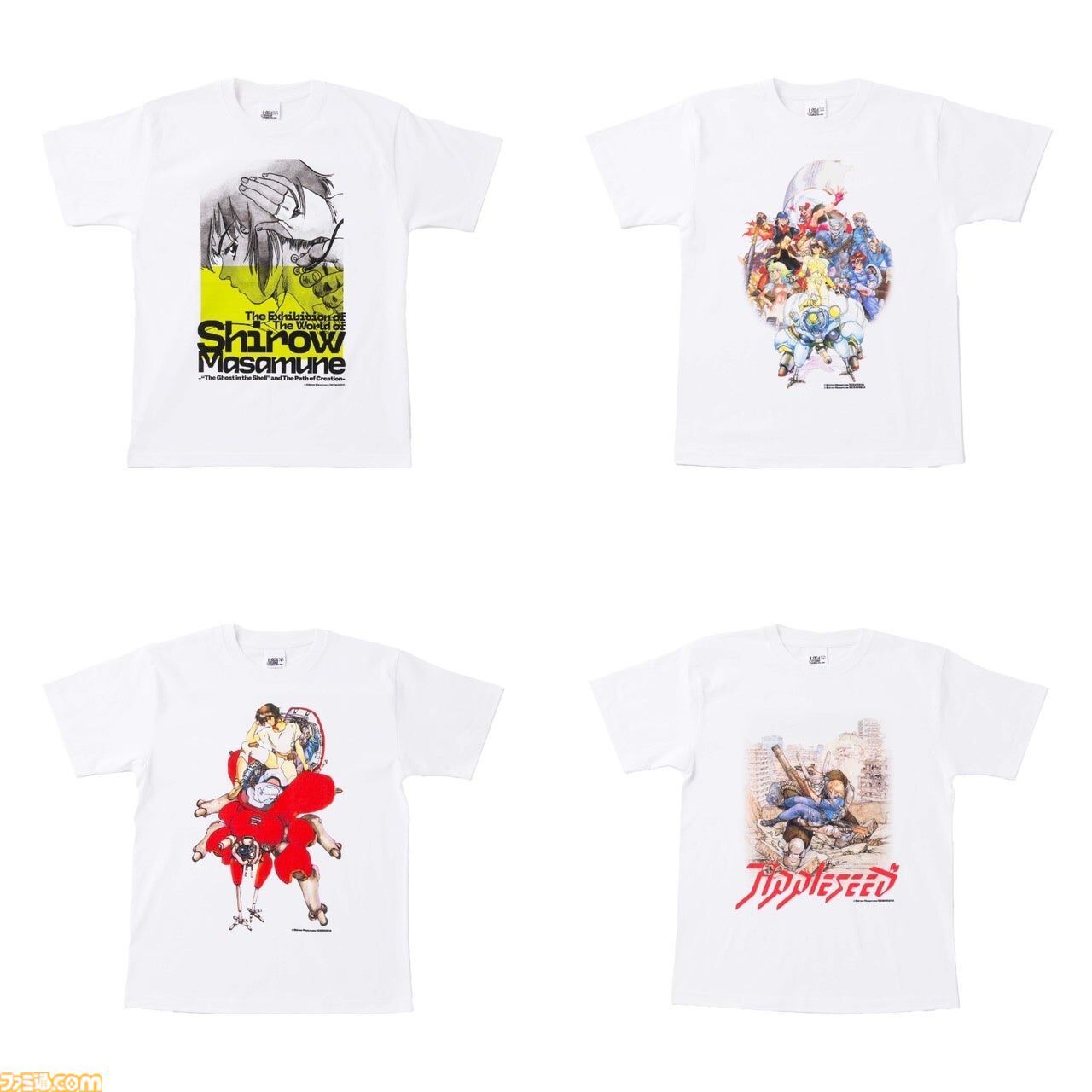 “⼠郎正宗の世界展”が4月12日より開催。『攻殻機動隊』などのオリジナルTシャツ3枚以上購入で“フチコマのお皿”が当たるキャンペーン実施決定
