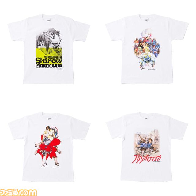 “⼠郎正宗の世界展”が4月12日より開催。『攻殻機動隊』などのオリジナルTシャツ3枚以上購入で“フチコマのお皿”が当たるキャンペーン実施決定