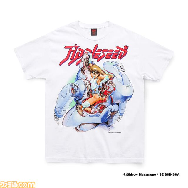 “⼠郎正宗の世界展”が4月12日より開催。『攻殻機動隊』などのオリジナルTシャツ3枚以上購入で“フチコマのお皿”が当たるキャンペーン実施決定