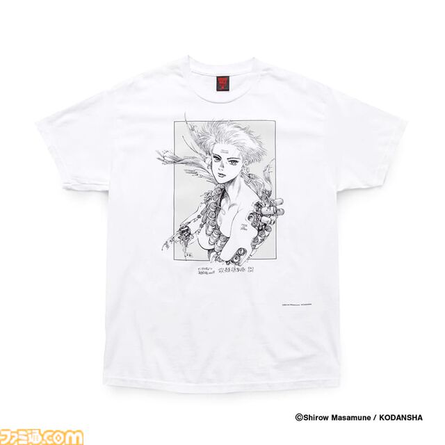 “⼠郎正宗の世界展”が4月12日より開催。『攻殻機動隊』などのオリジナルTシャツ3枚以上購入で“フチコマのお皿”が当たるキャンペーン実施決定