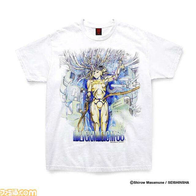 “⼠郎正宗の世界展”が4月12日より開催。『攻殻機動隊』などのオリジナルTシャツ3枚以上購入で“フチコマのお皿”が当たるキャンペーン実施決定