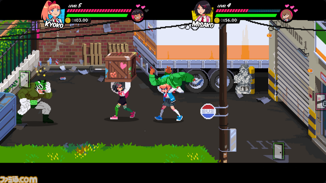 『リバーシティガールズ』がEpic Games Storeで4月17日まで無料配信。『熱血硬派くにおくん』の彼女たちが大暴れするアクション。かわいいけれど攻撃はダイナミック！