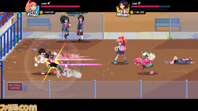 『リバーシティガールズ』がEpic Games Storeで4月17日まで無料配信。『熱血硬派くにおくん』の彼女たちが大暴れするアクション。かわいいけれど攻撃はダイナミック！
