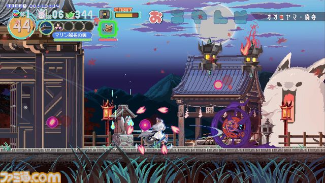 『FUBUKI 〜zero in on Holoearth〜』白上フブキ主役の2Dドットアクションが本日（4/13）リリース。ハイスピードアクションを駆使してホロアースの異変を解決