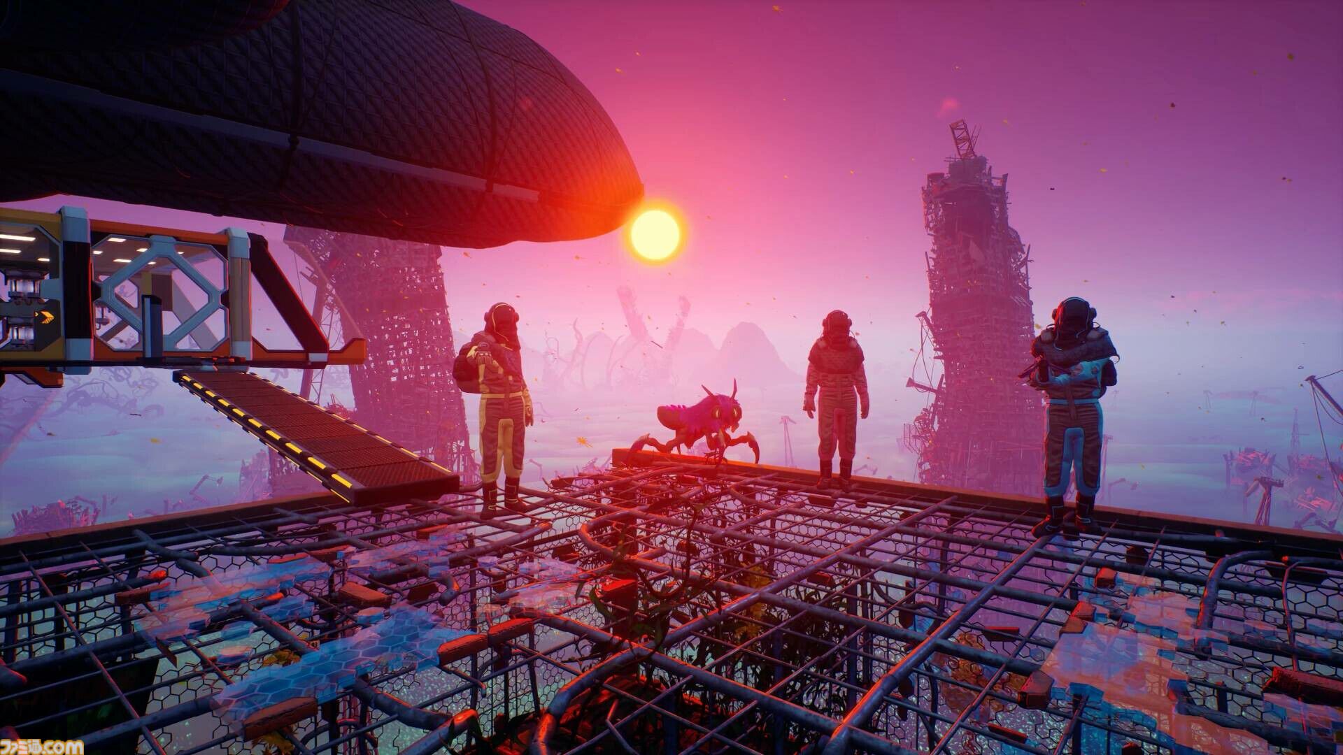 『Forever Skies』最大4人マルチ対応の飛行船クラフトサバイバル、本日（4/15）配信開始。浮遊都市、移動要塞にもなれる自由自在な改造・拡張が魅力