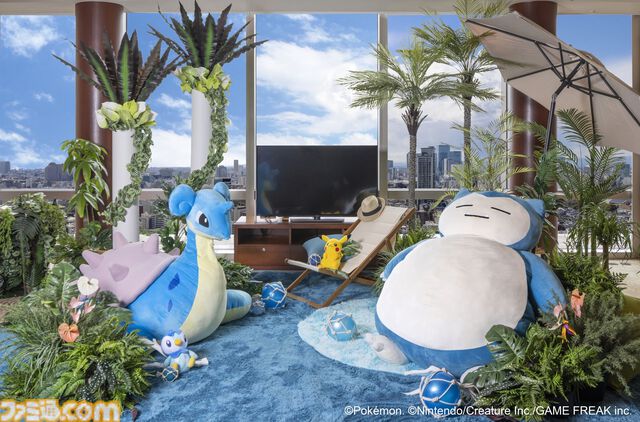 ポケモンと“グランド ハイアット 東京”が今年もコラボ。ポケモンたちと過ごすビーチリゾートをテーマにしたプレミアムスイートなど限定客室が登場