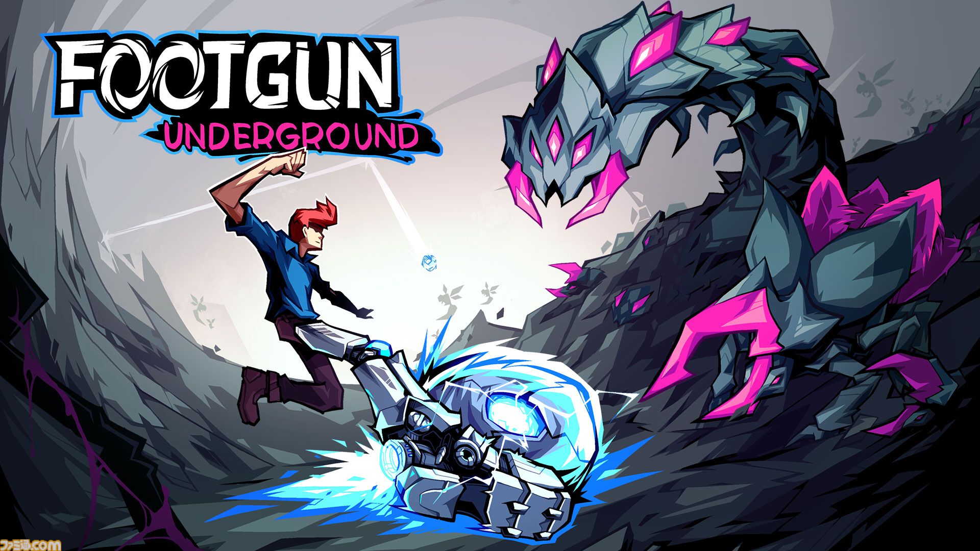 ボールを武器に戦うサッカーローグライク『Footgun: Underground』本日（4/30）発売。シュートでモンスターを倒し、地下世界からの脱出を目指せ