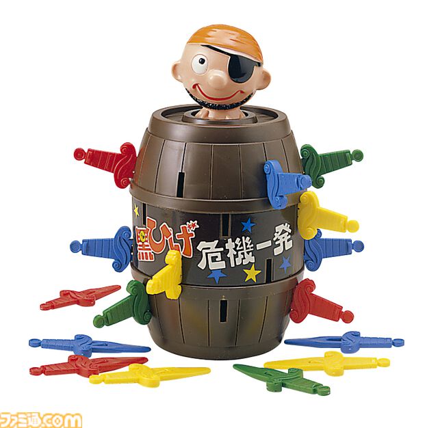 『黒ひげ危機一発』が「飛び出したら勝ち」に改定。7代目の新商品は50年前の勝敗ルールに