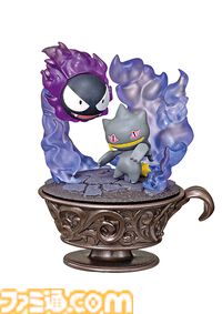 『ポケモン』ミミッキュやナカヌチャン、ゴースたちが夜の雰囲気にぴったりなジオラマフィギュアとなって登場。暗闇に潜む可愛いゴーストタイプたち6種がラインアップ。