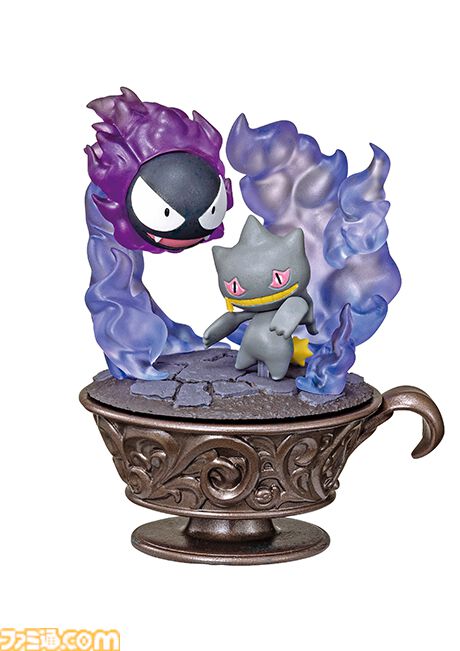 『ポケモン』ミミッキュやナカヌチャン、ゴースたちが夜の雰囲気にぴったりなジオラマフィギュアとなって登場。暗闇に潜む可愛いゴーストタイプたち6種がラインアップ。
