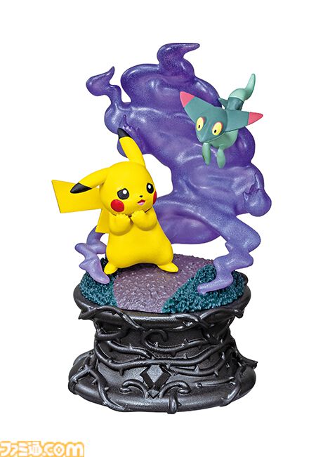 『ポケモン』ミミッキュやナカヌチャン、ゴースたちが夜の雰囲気にぴったりなジオラマフィギュアとなって登場。暗闇に潜む可愛いゴーストタイプたち6種がラインアップ。